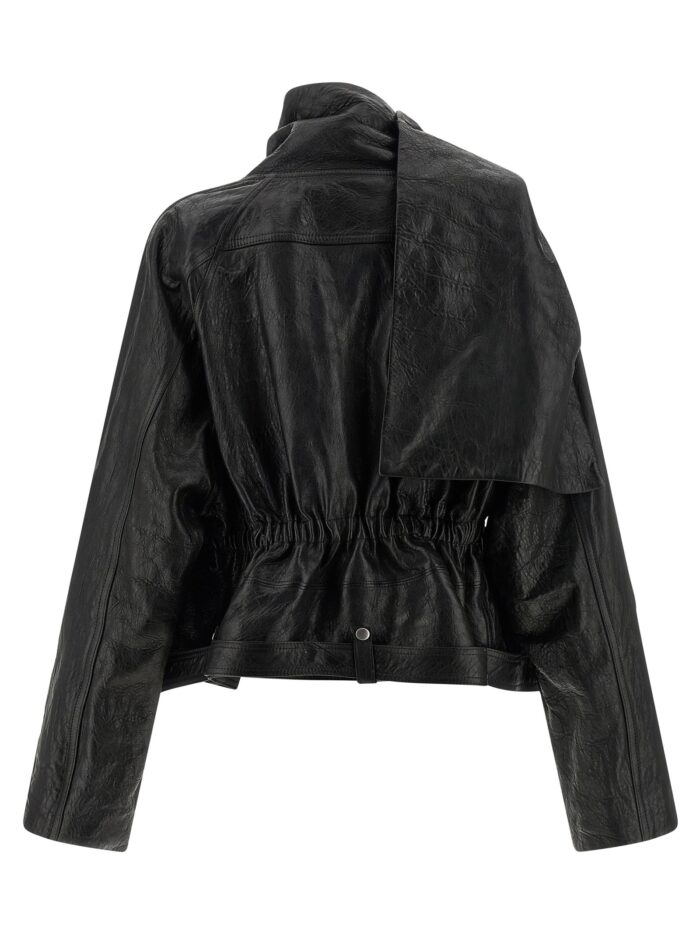 RICK OWENS 'Cropped Scarf Flight' Jacket
