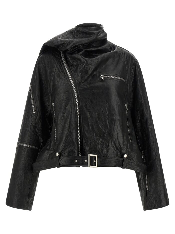 rick owens 'cropped scarf flight' jacket RICK OWENS 'Cropped Scarf Flight' Jacket