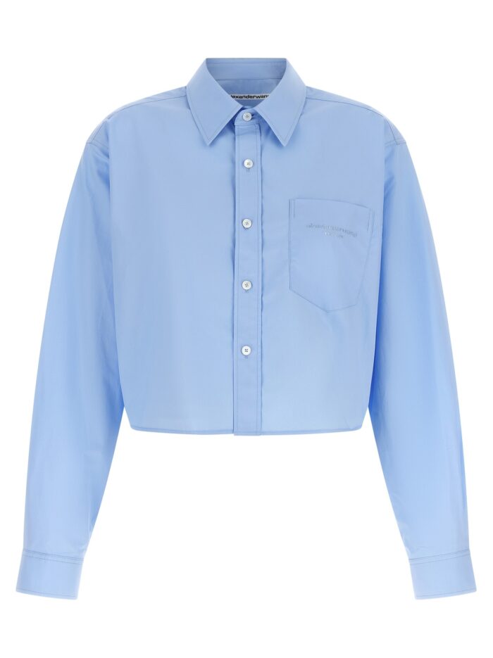 alexander wang cropped shirt Alexander Wang Cropped Shirt