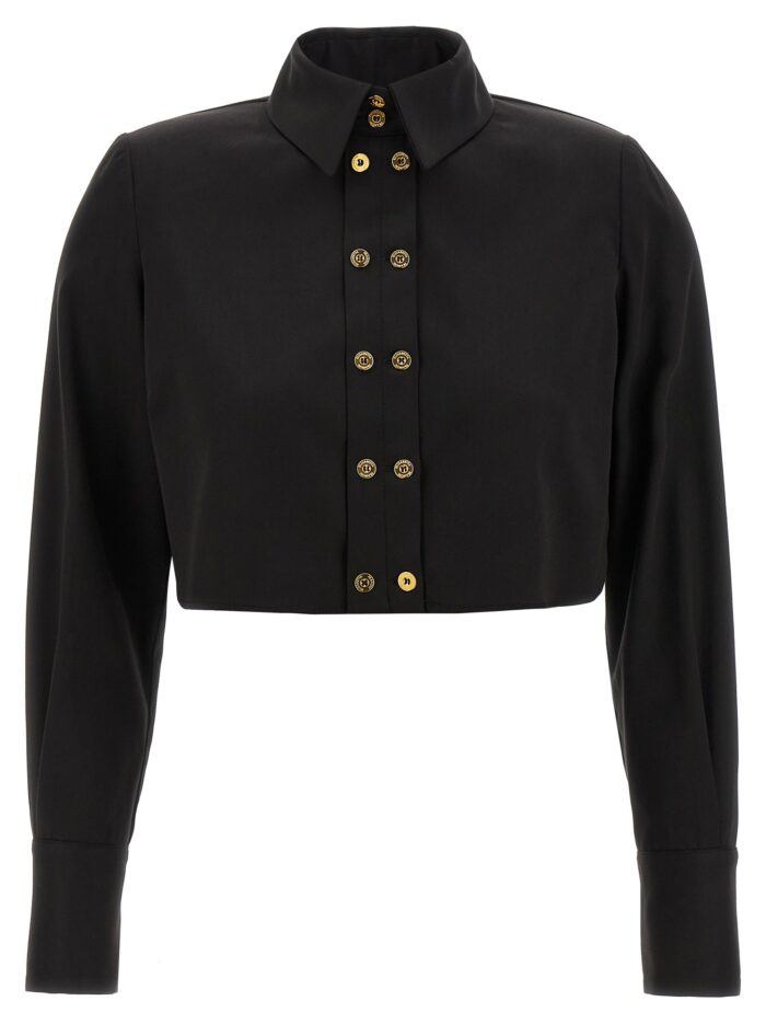 elisabetta franchi cropped shirt Elisabetta Franchi Cropped Shirt