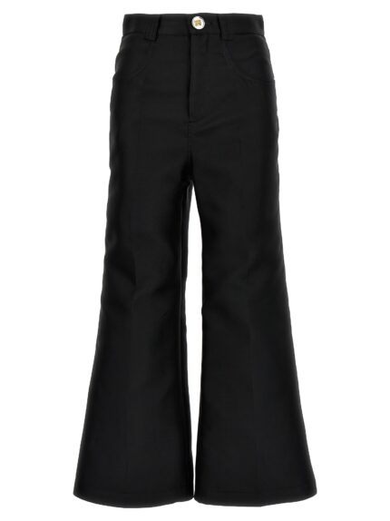 GIAMBATTISTA VALLI Cropped Silk Blend Pants