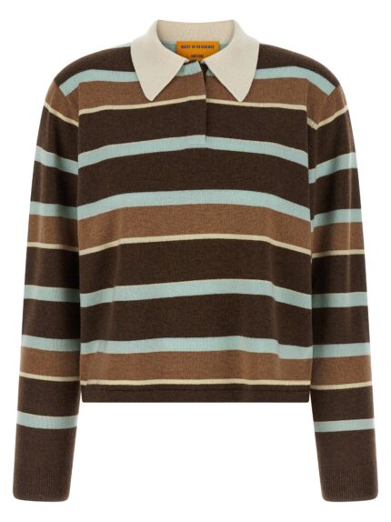 GUEST IN RESIDENCE 'Cropped Stripe Rugby' Sweater