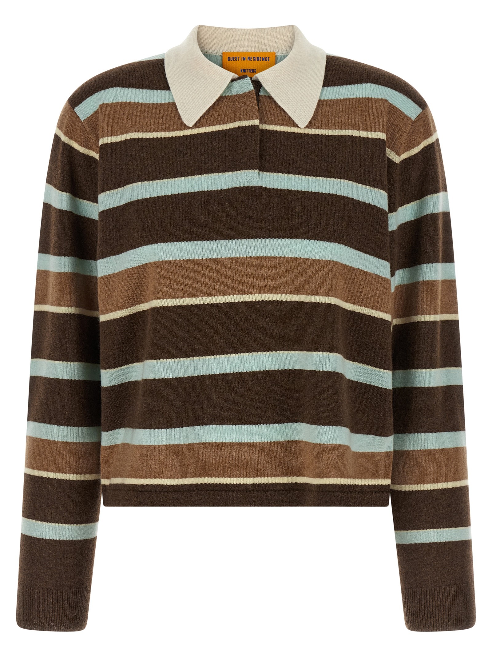 GUEST IN RESIDENCE 'Cropped Stripe Rugby' Sweater