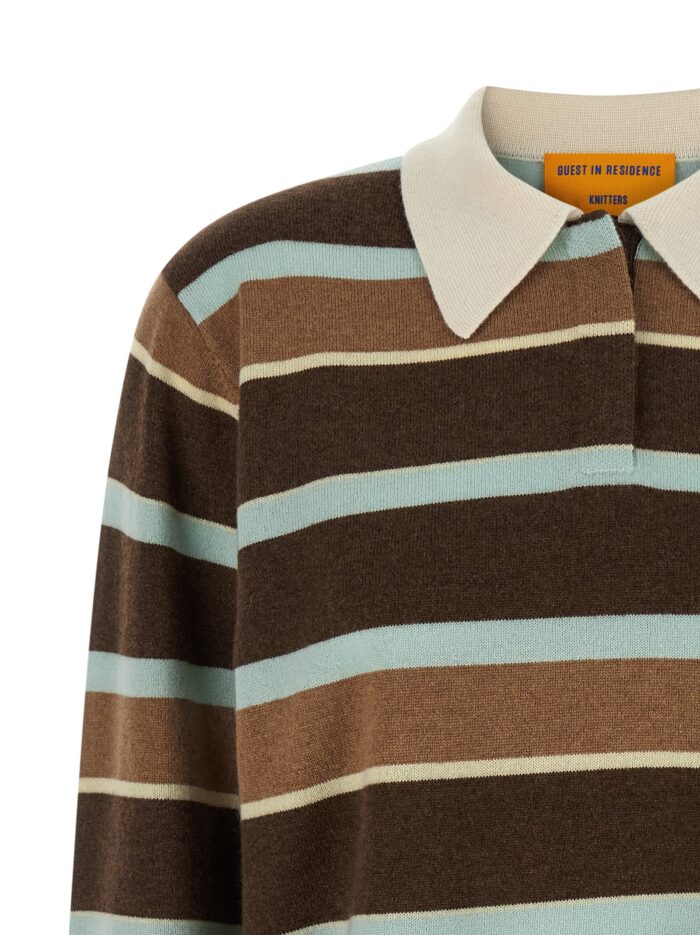 GUEST IN RESIDENCE 'Cropped Stripe Rugby' Sweater