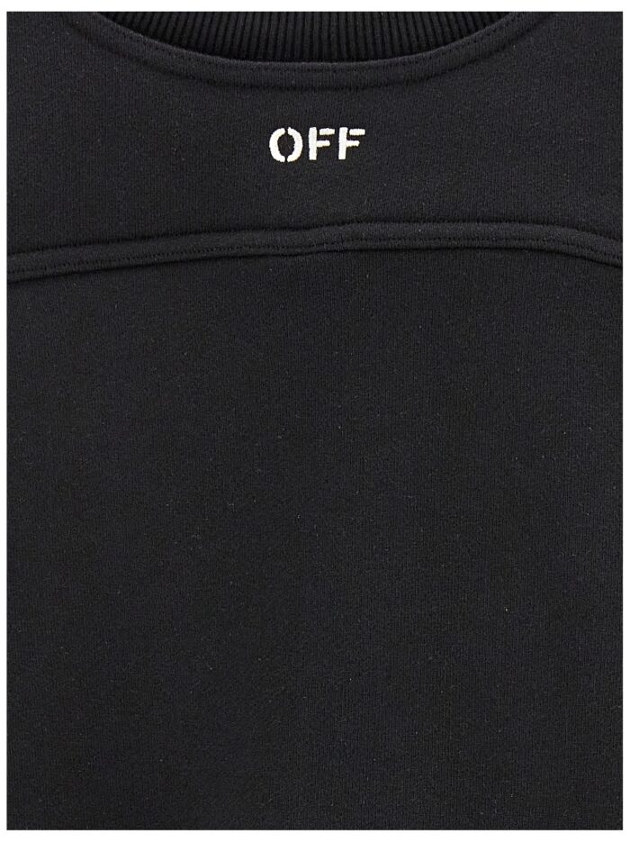 Off-white Cropped Sweatshirt