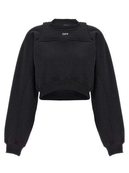 Off-white Cropped Sweatshirt