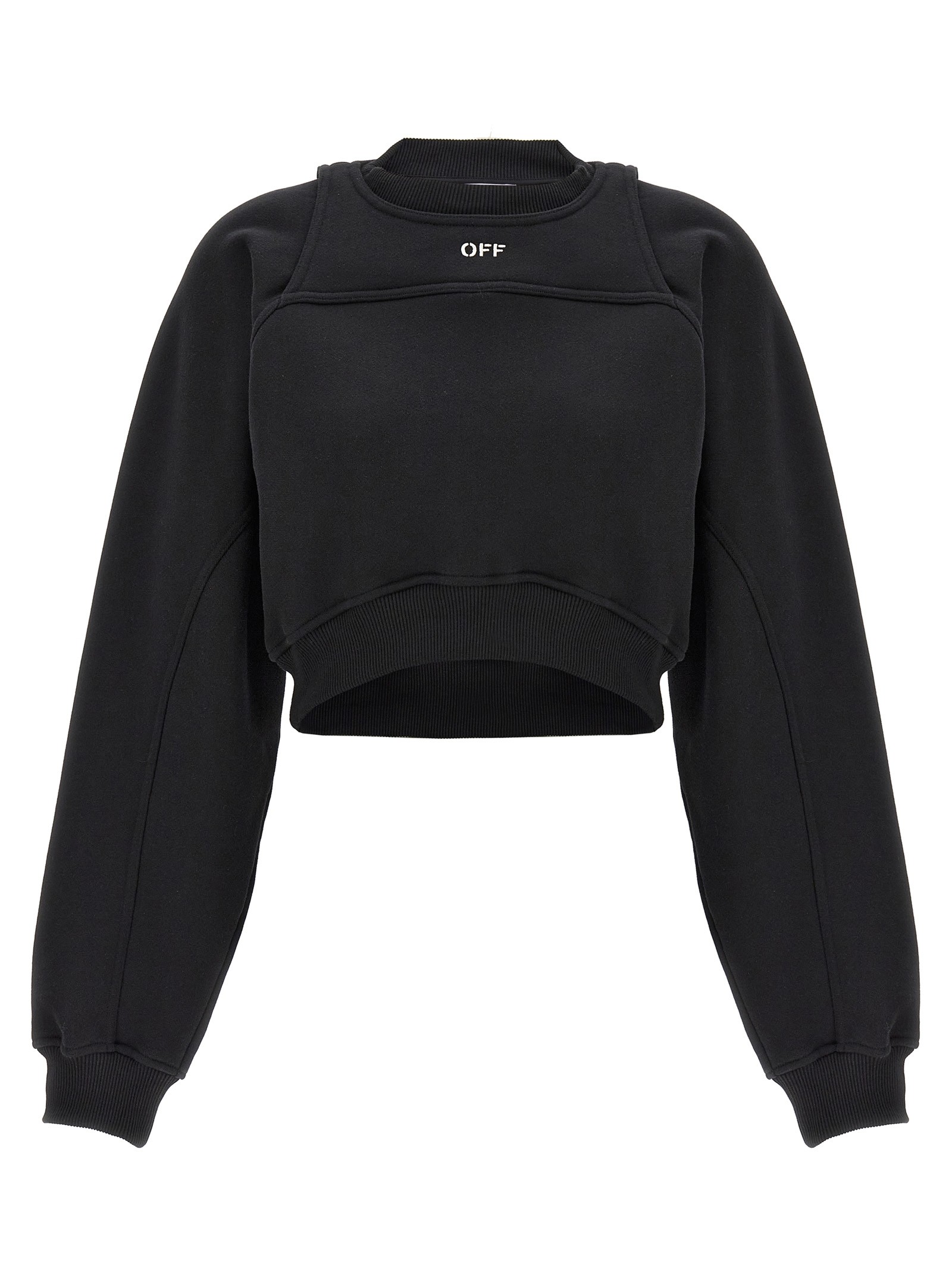 Off-white Cropped Sweatshirt