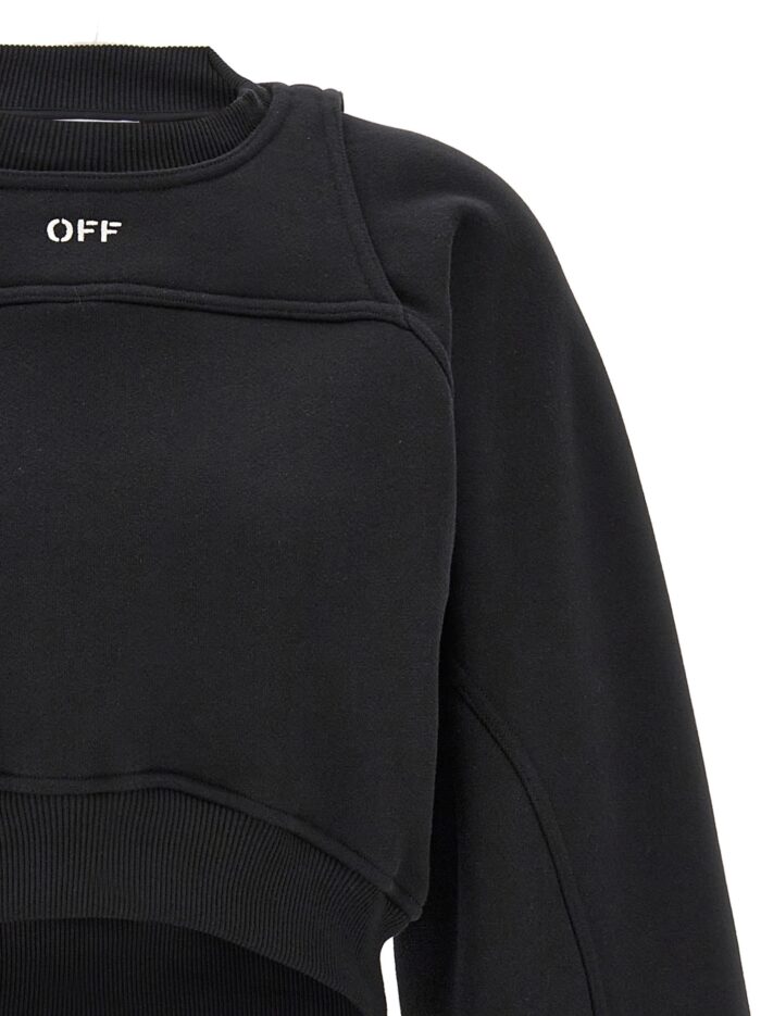 Off-white Cropped Sweatshirt