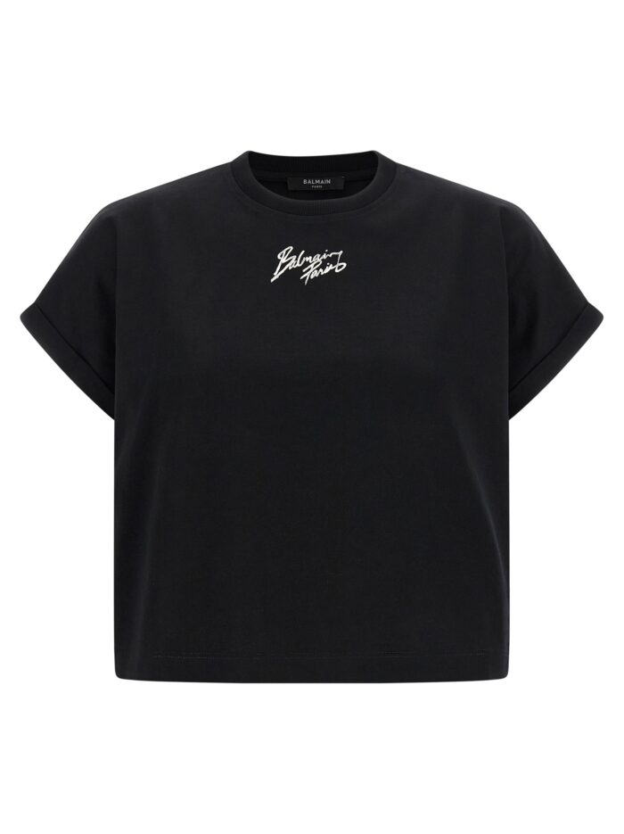 balmain cropped t shirt Balmain Cropped T-shirt