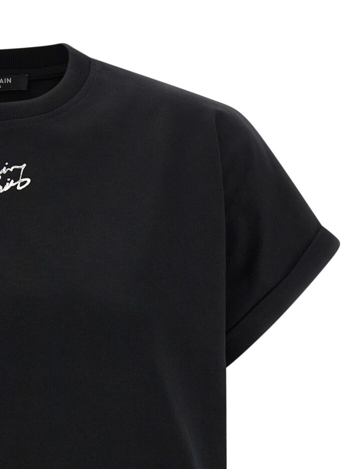 Balmain Cropped T-shirt