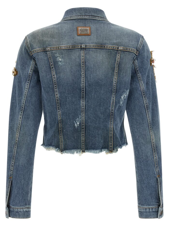 Dolce & Gabbana Cross Denim Jacket