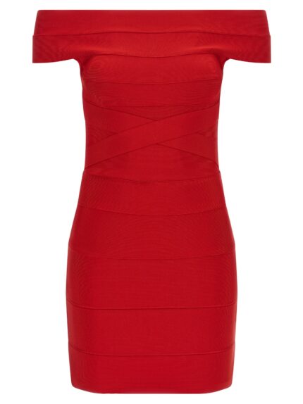 ROTATE BIRGER CHRISTENSEN Crossed Band Dress