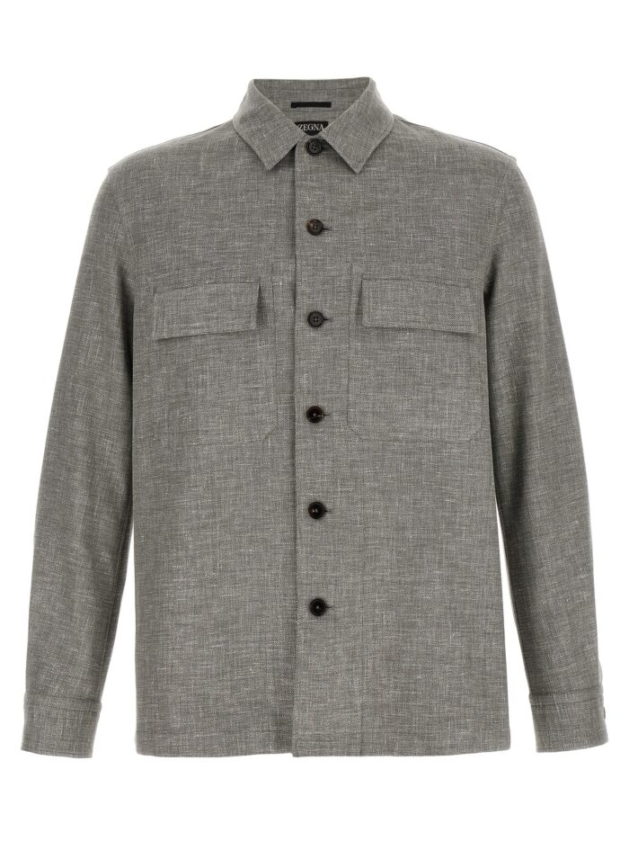 zegna 'crossover' overshirt Zegna 'Crossover' Overshirt