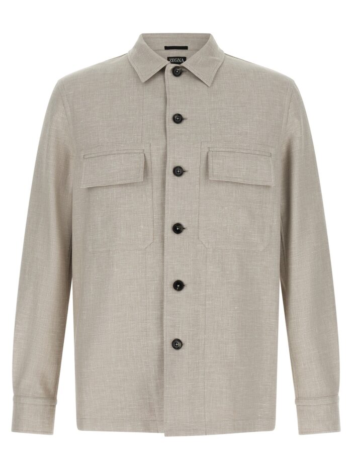 zegna 'crossover' overshirt Zegna 'Crossover' Overshirt