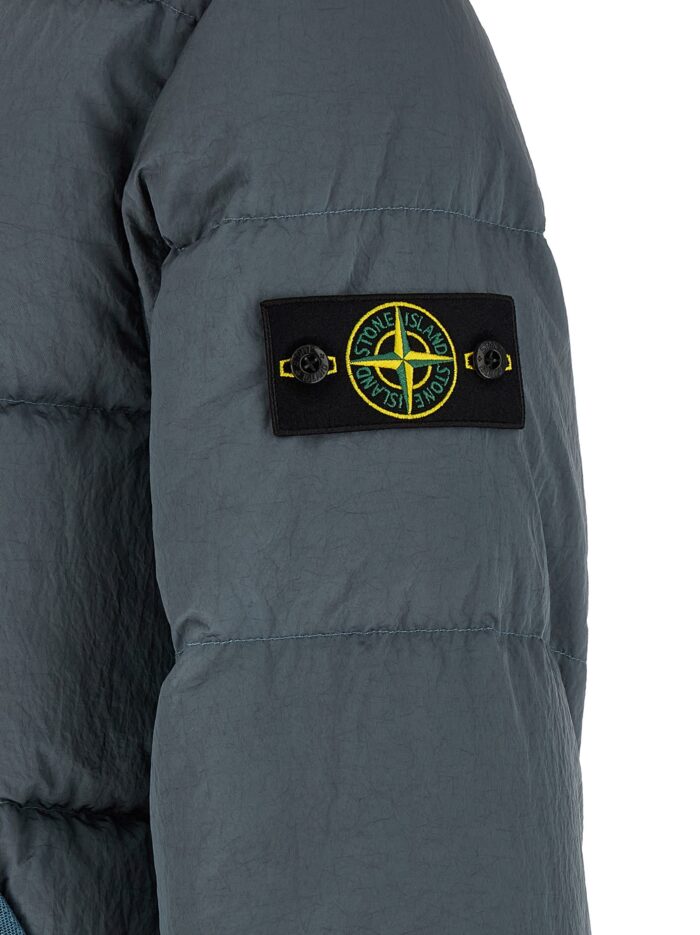 Stone Island Crumpled Effect Down Jacket