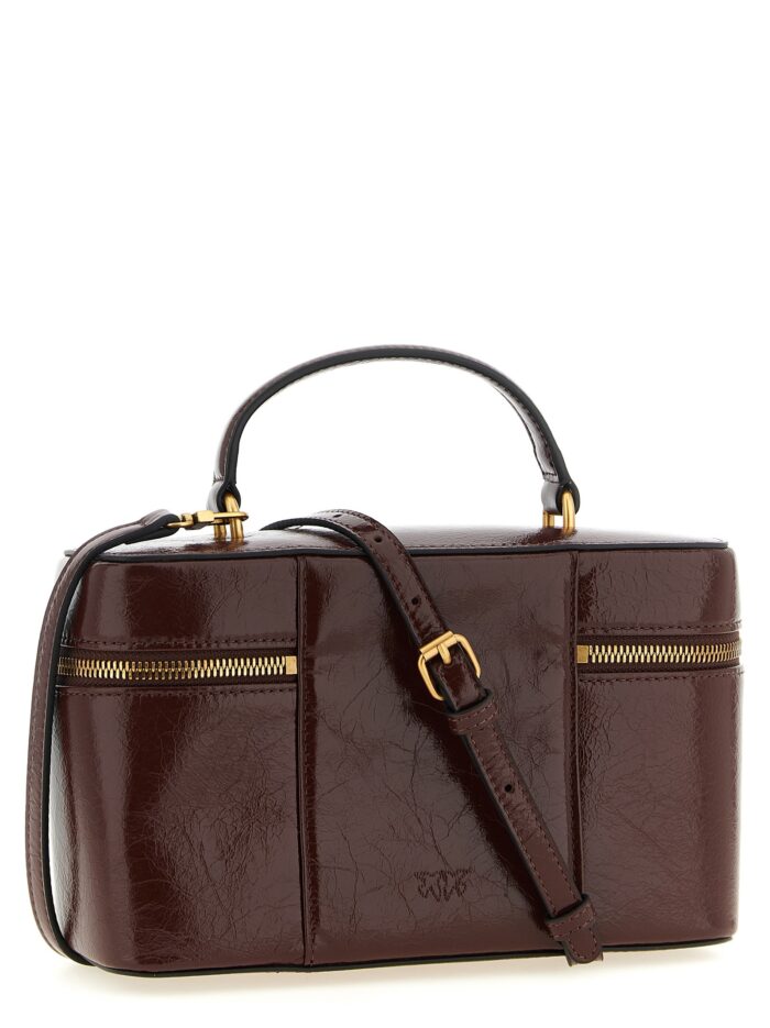 Pinko Crumpled Effect Leather Handbag