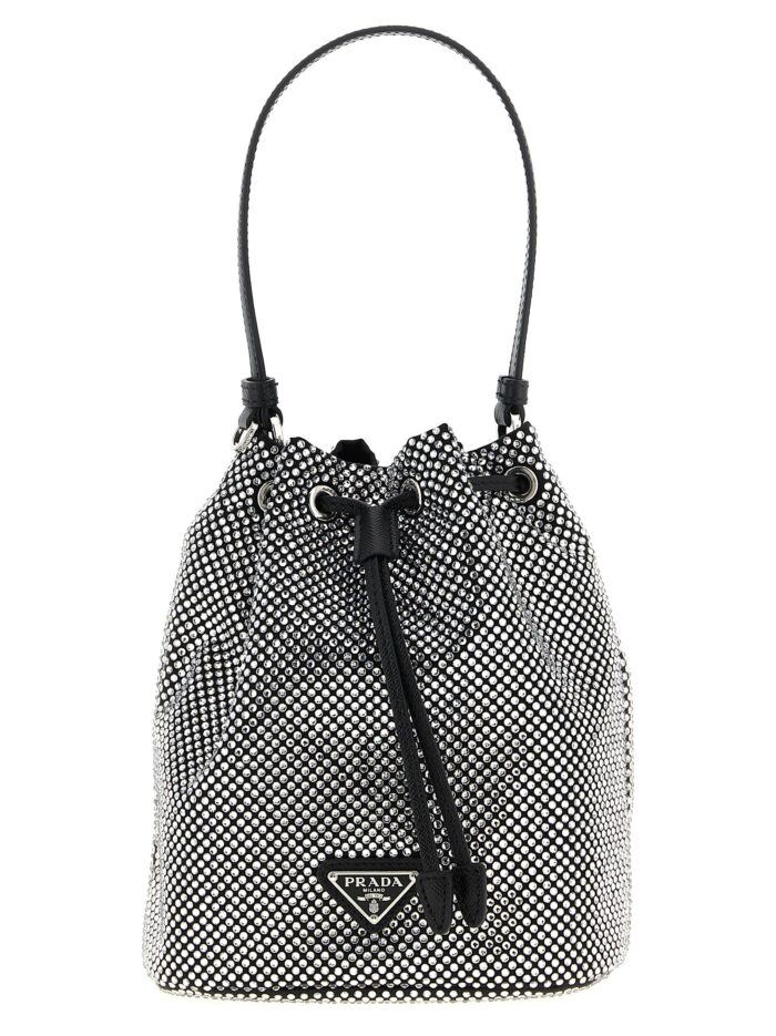 prada 'crystal' bucket bag PRADA 'Crystal' Bucket Bag