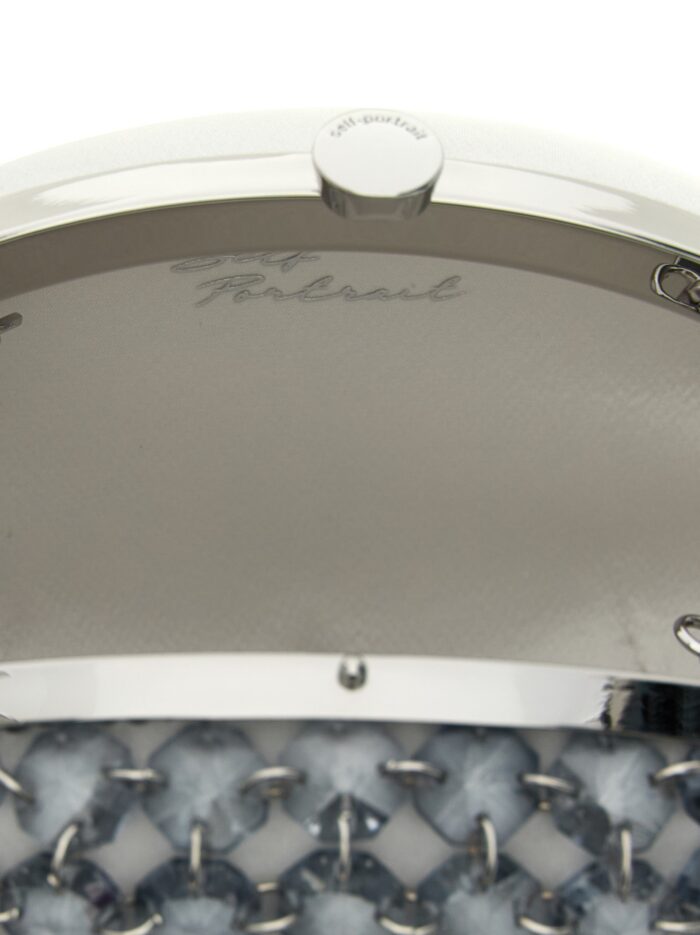 SELF PORTRAIT 'Crystal Chain' Clutch