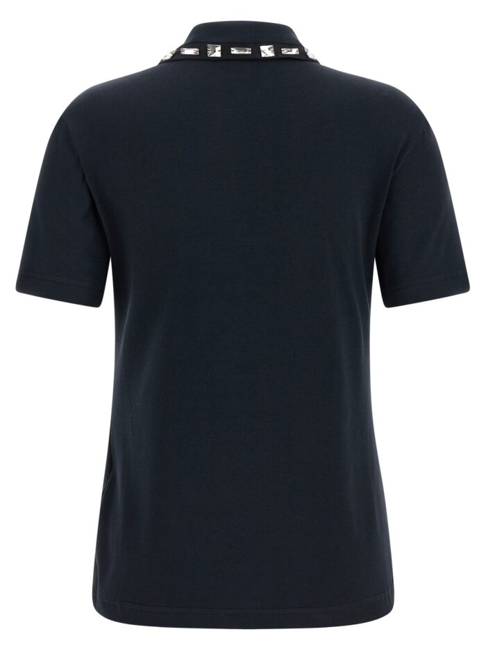 Fabiana Filippi Crystal Collar Polo Shirt