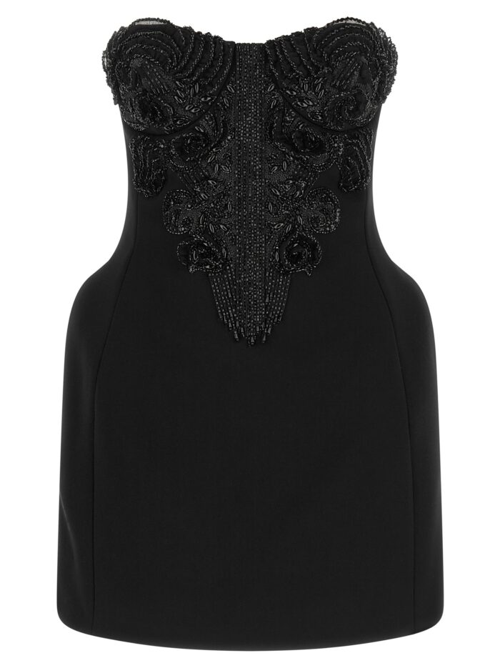 Elisabetta Franchi Crystal Corset Dress