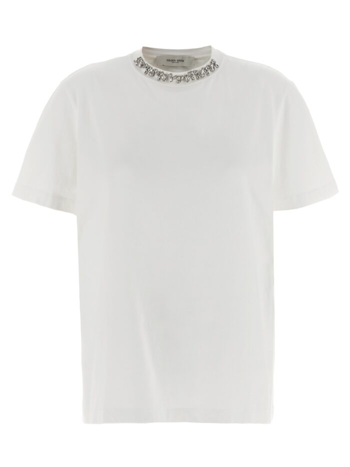 golden goose deluxe brand crystal crew neck t shirt Golden Goose Deluxe Brand Crystal Crew Neck T-shirt