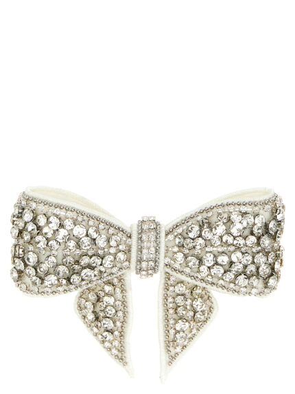 SELF PORTRAIT 'Crystal Embellished Bow' Hair Clip
