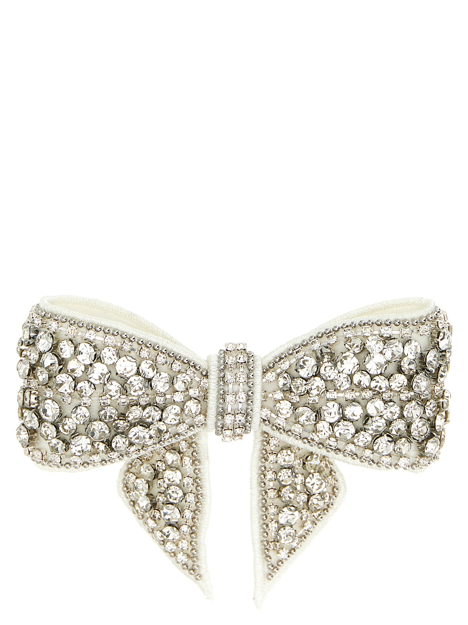 SELF PORTRAIT 'Crystal Embellished Bow' Hair Clip