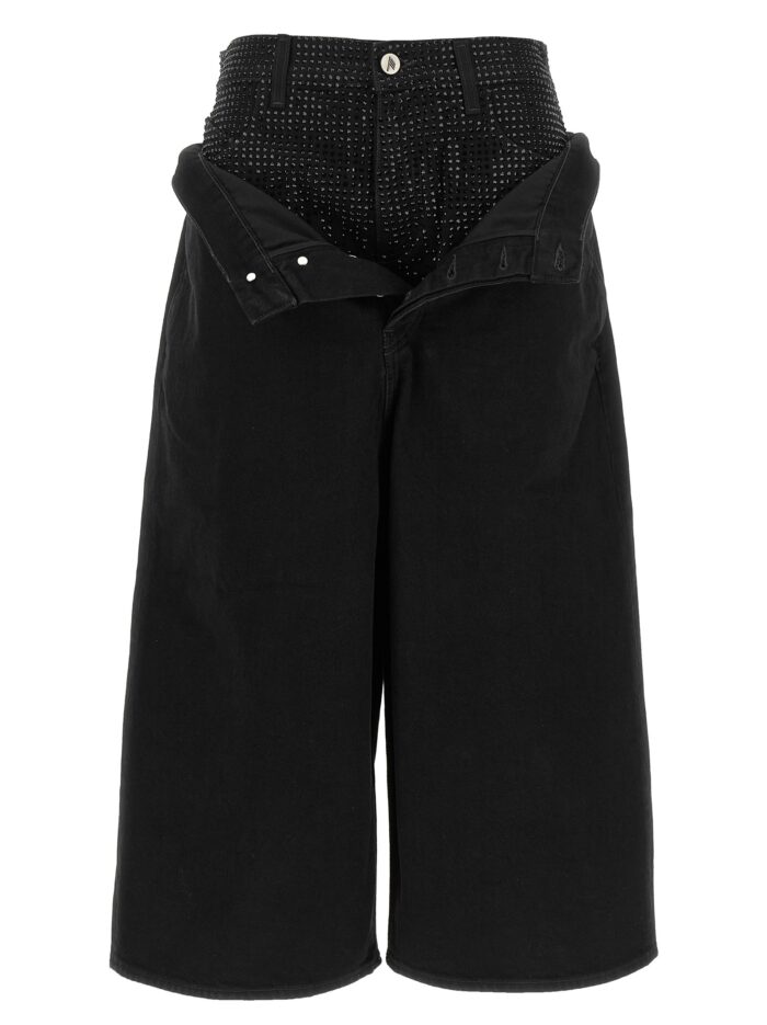 the attico crystal insert jeans The Attico Crystal Insert Jeans