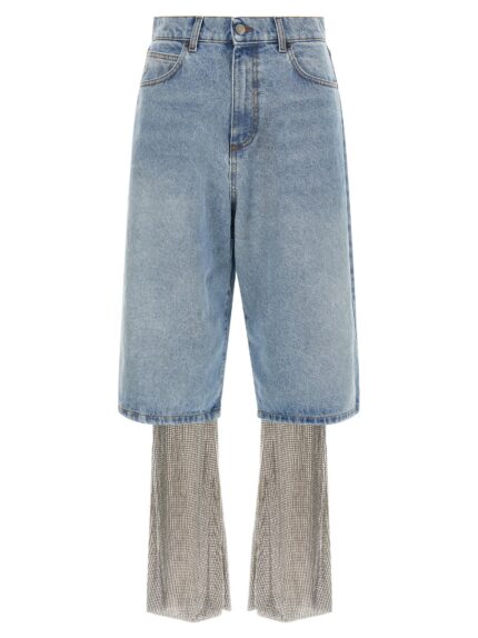GIUSEPPE DI MORABITO Crystal Jeans + Leggings