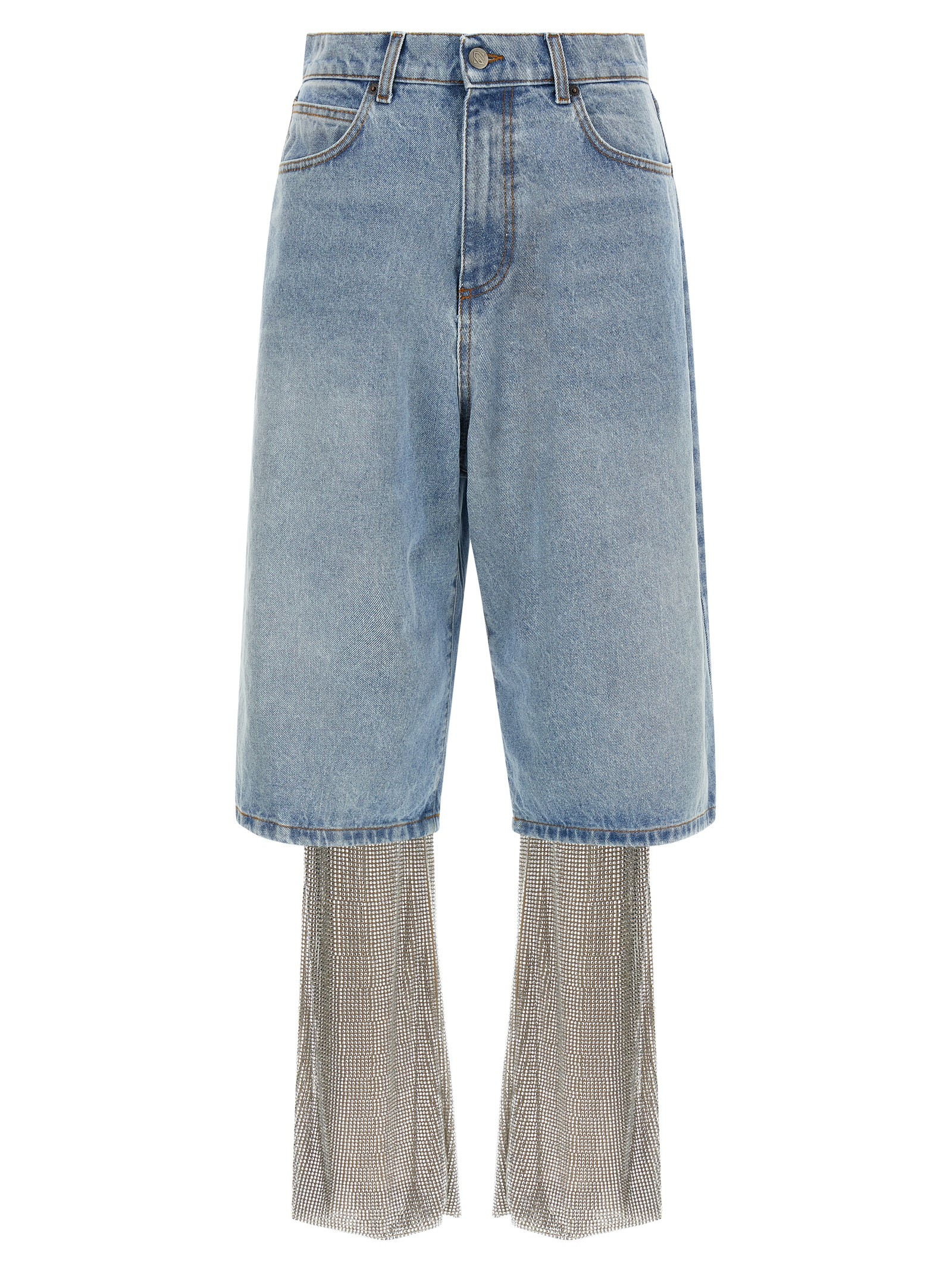 GIUSEPPE DI MORABITO Crystal Jeans + Leggings