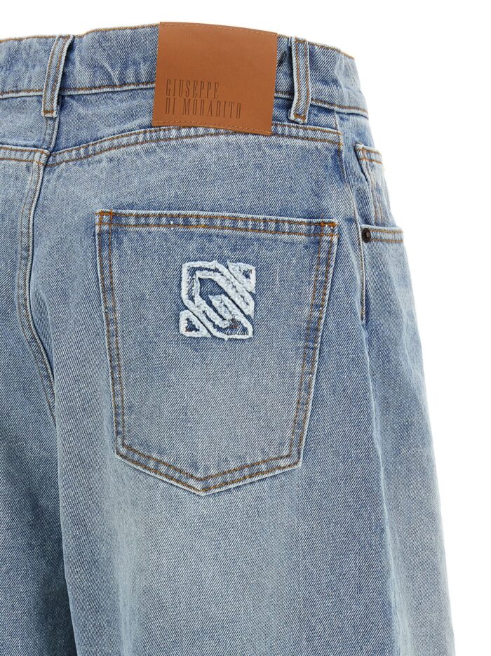 GIUSEPPE DI MORABITO Crystal Jeans + Leggings