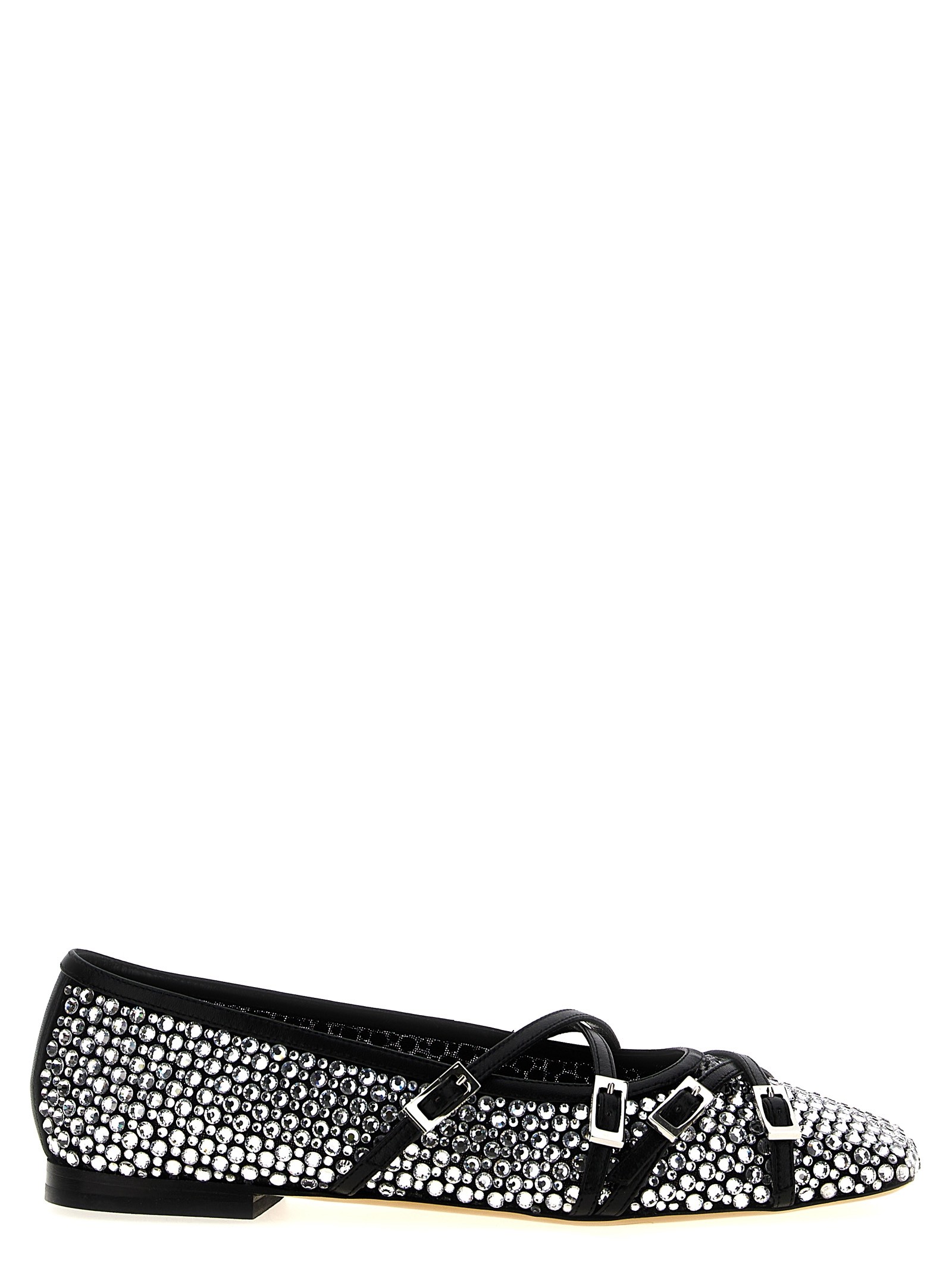 MACH & MACH 'Crystal Net' Ballet Flats