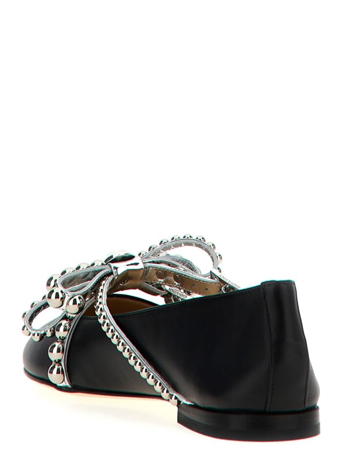 MACH & MACH 'Crystal Studs' Ballet Flats