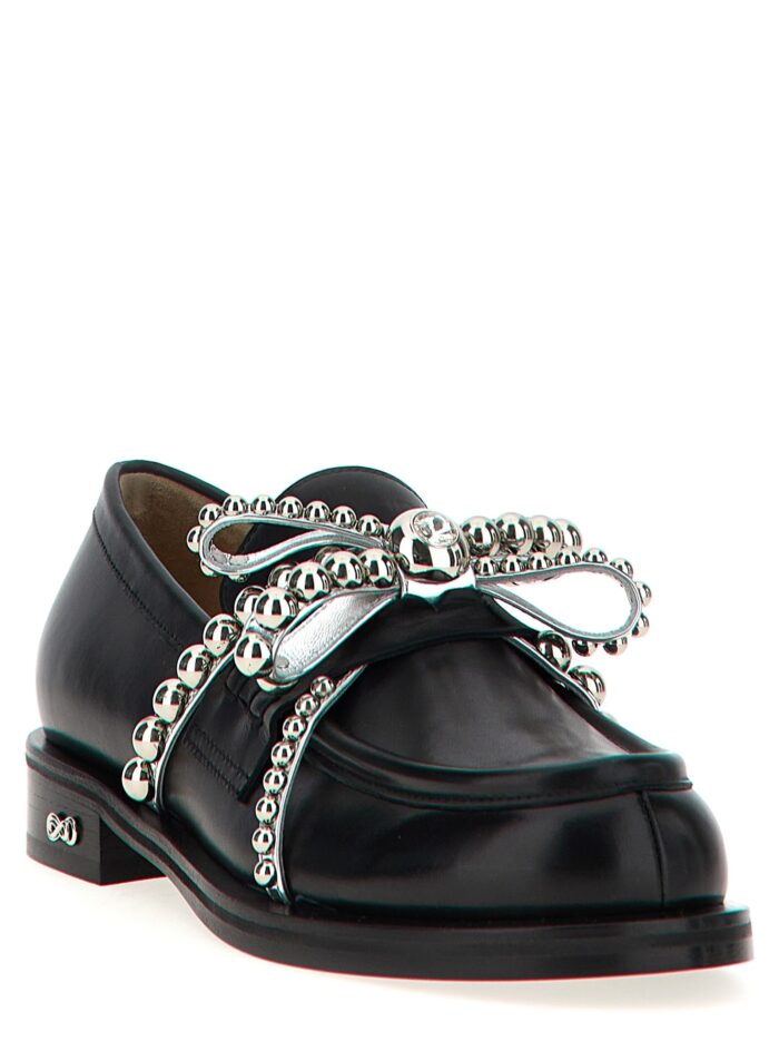 MACH & MACH 'Crystal Studs' Loafers