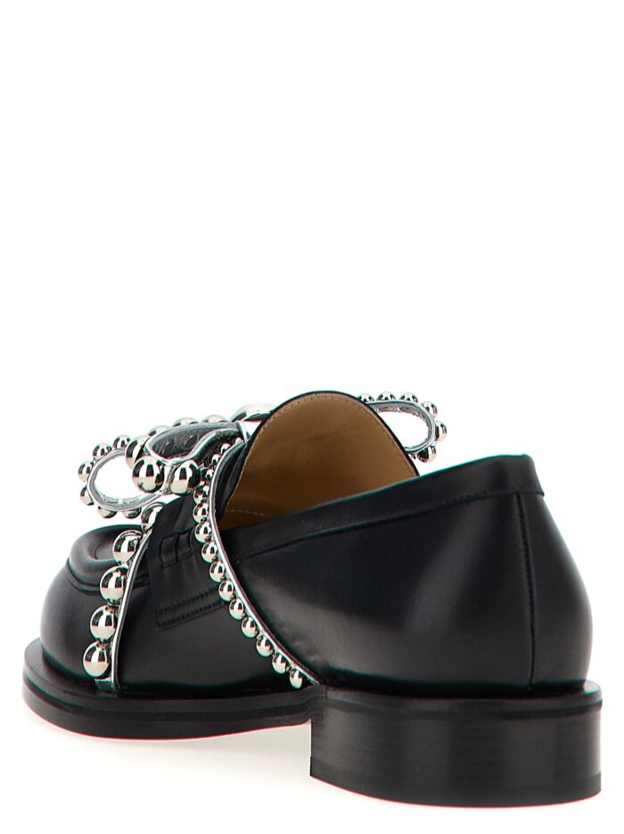 MACH & MACH 'Crystal Studs' Loafers