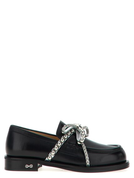 MACH & MACH 'Crystal Studs' Loafers