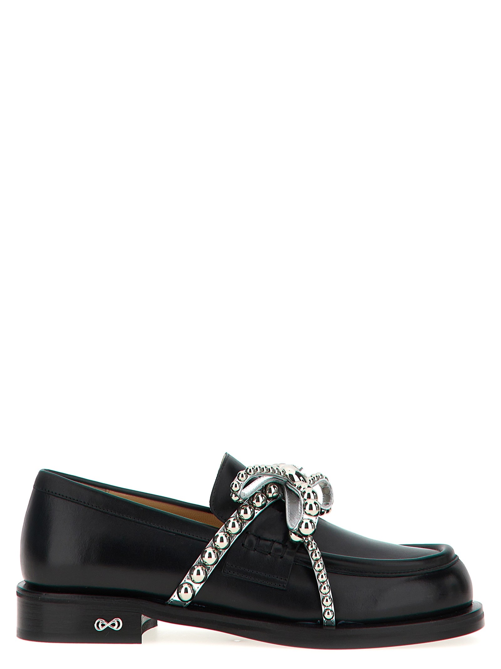 MACH & MACH 'Crystal Studs' Loafers