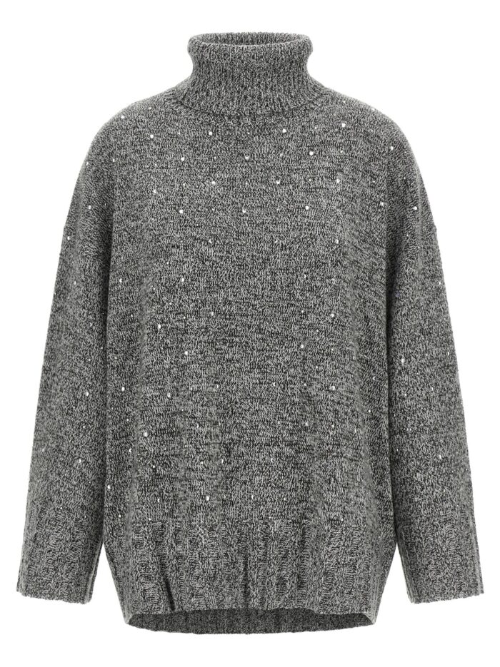 pinko crystal turtleneck sweater Pinko Crystal Turtleneck Sweater