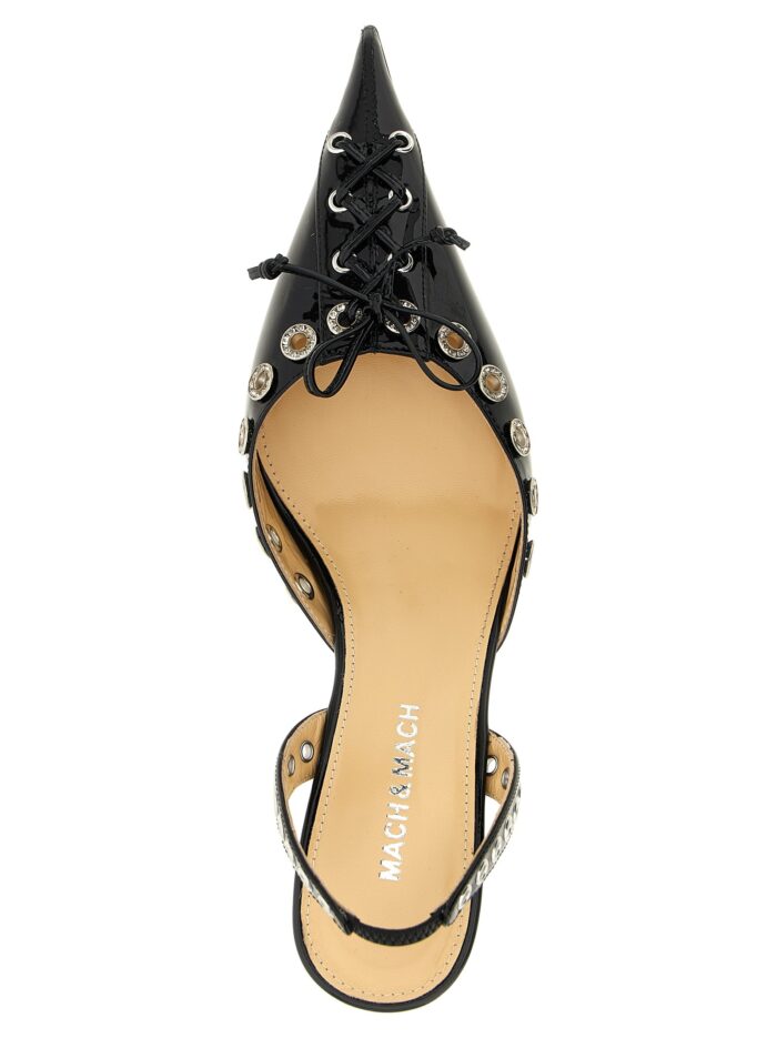MACH & MACH 'Crystalized Corset' Slingback