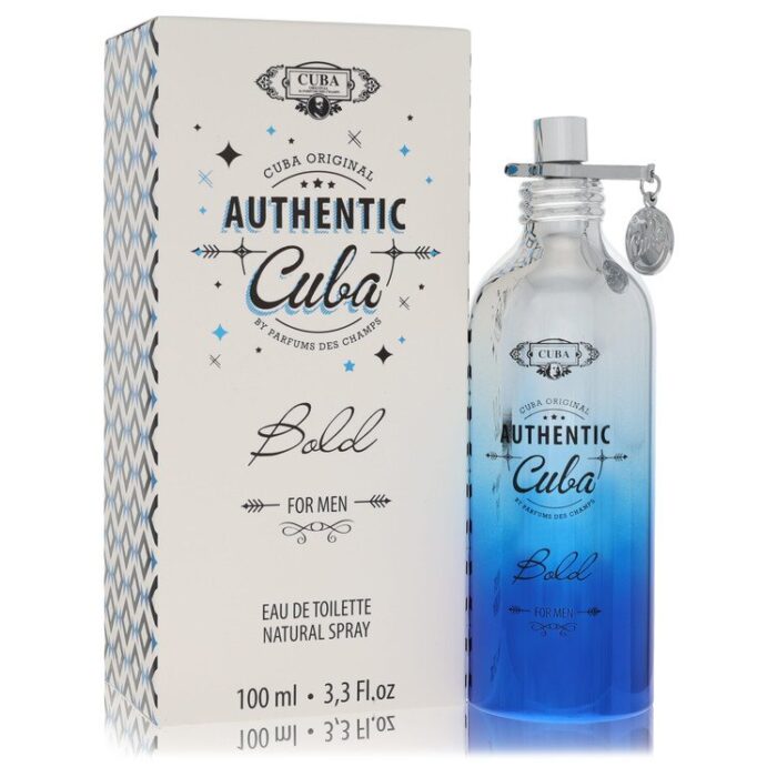 cuba authentic bold by fragluxe eau de toilette spray 3.3 oz Cuba Authentic Bold By Fragluxe - Eau De Toilette Spray 3.3 Oz - Image 1
