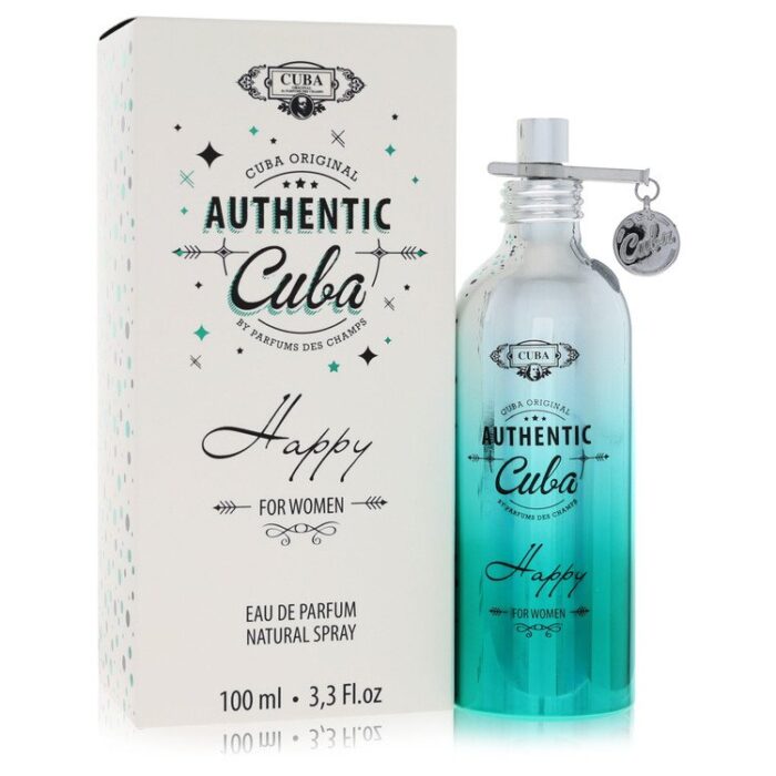 Cuba Authentic Happy By Fragluxe - Eau De Parfum Spray 3.3 Oz