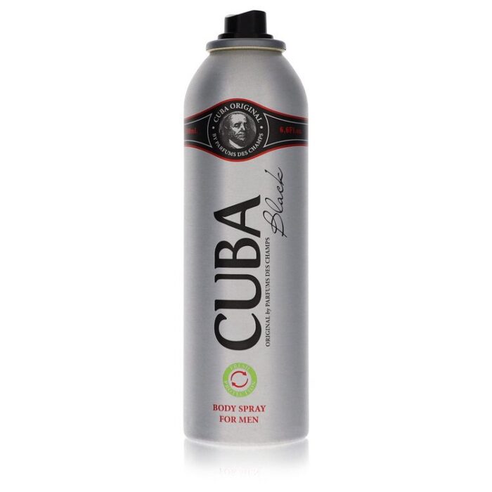 CUBA Black By Fragluxe - Body Spray (Tester) 6.6 Oz - Image 1