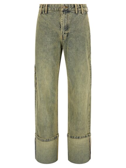ENTIRE STUDIOS 'Cuff Surface Wave' Jeans