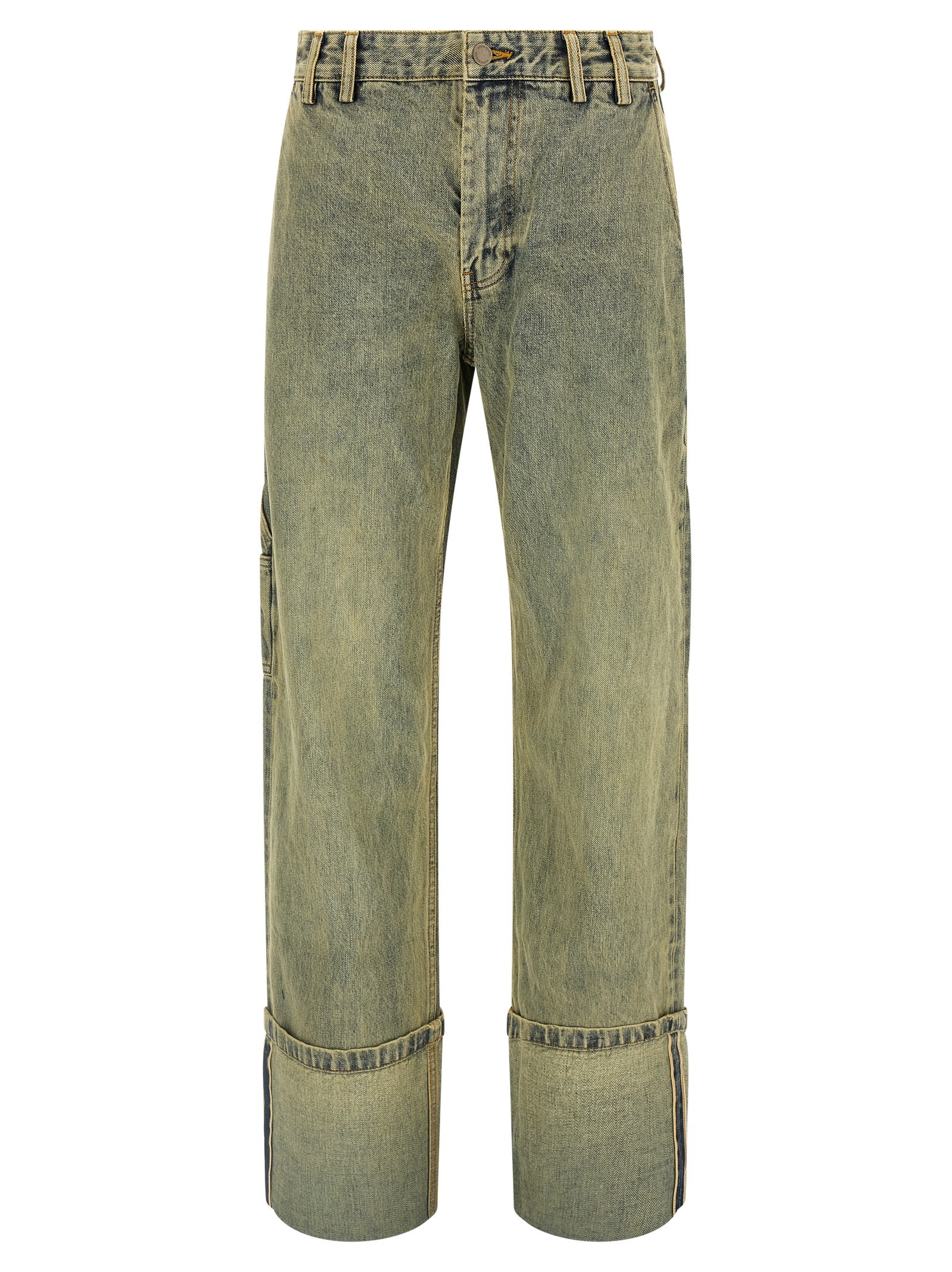 ENTIRE STUDIOS 'Cuff Surface Wave' Jeans