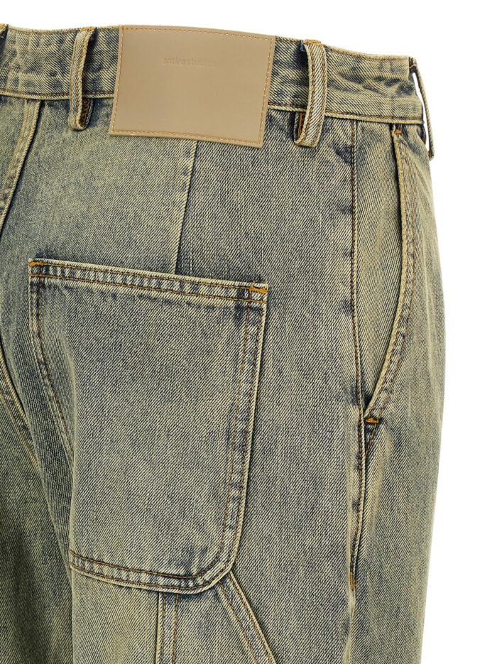 ENTIRE STUDIOS 'Cuff Surface Wave' Jeans
