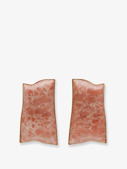 CULT GAIA Alaya Stone-effect Resin Earrings