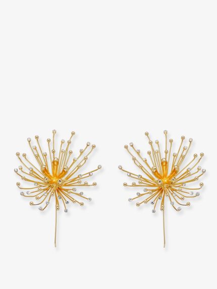 CULT GAIA Damita Brass Earrings With Gold Finishes