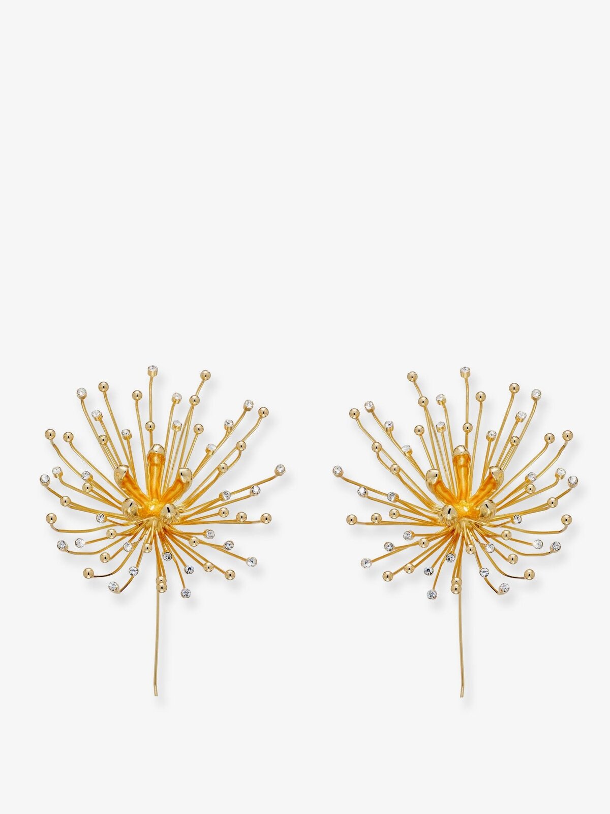 CULT GAIA Damita Brass Earrings With Gold Finishes