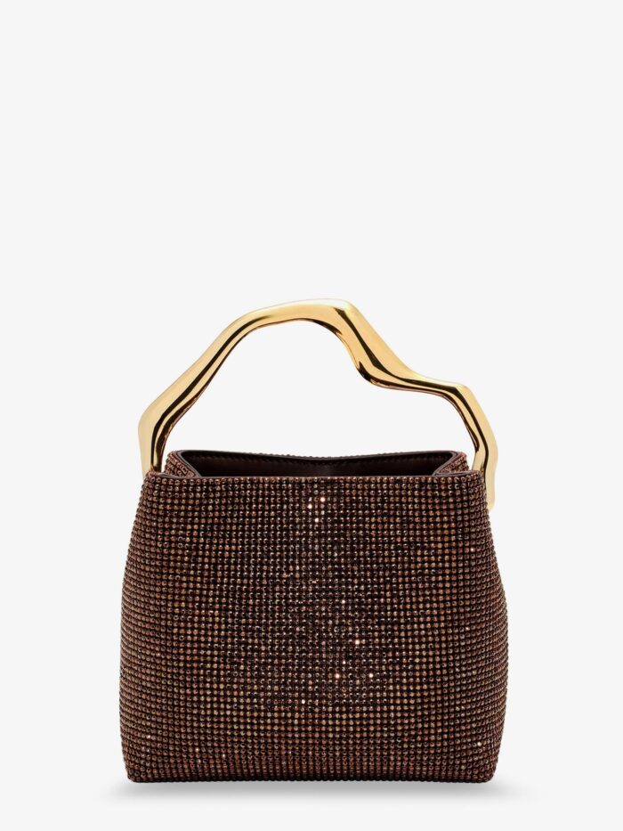 CULT GAIA Solene Mini Handbag With All-over Crystals