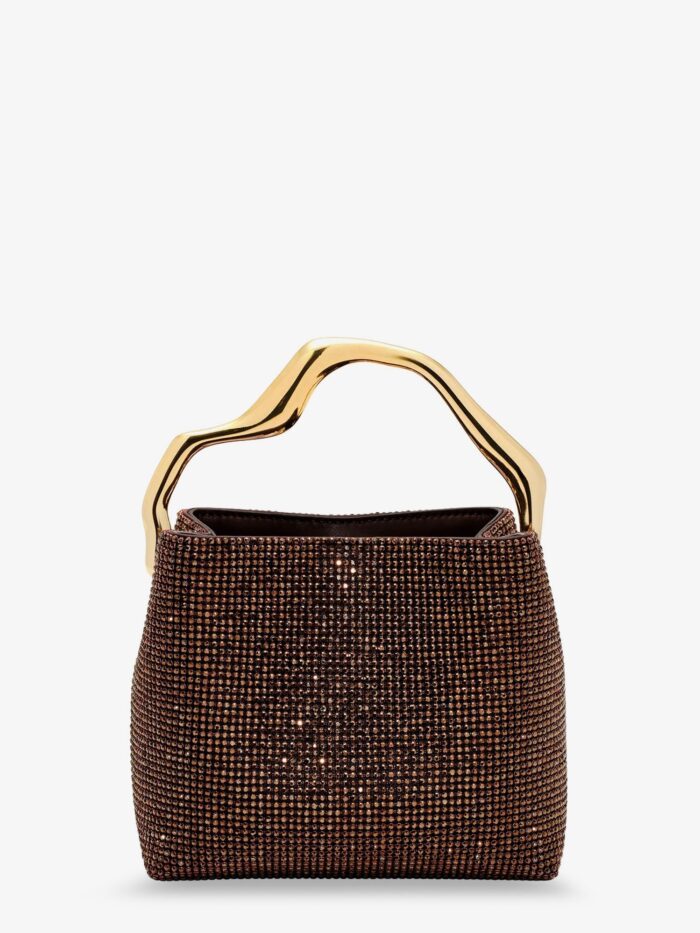 CULT GAIA Solene Mini Handbag With All-over Crystals